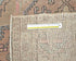 9 Ft Vintage Brown Persian Style Hand Knotted Low Pile Wool Runner Rug